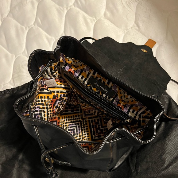 Black Vera Bradley back pack - Picture 1 of 3